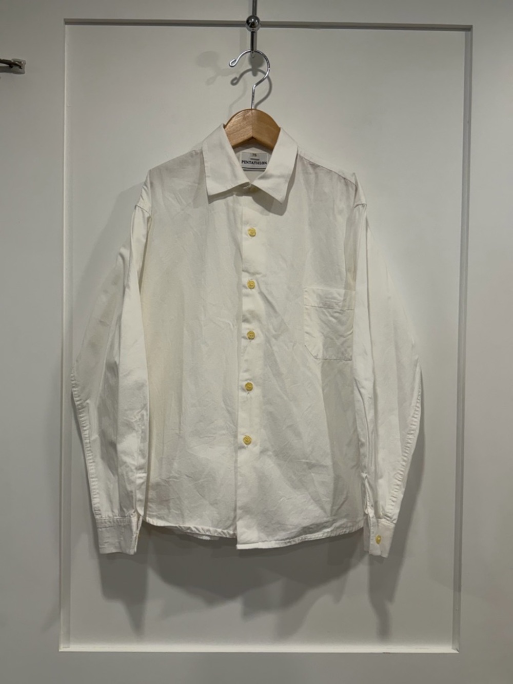 Boy’s White Button-Down Shirt
